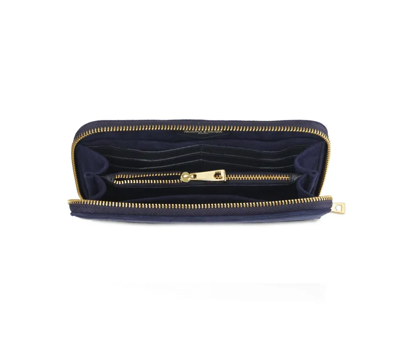 Fairfax and Favor Salisbury Purse Navy-2